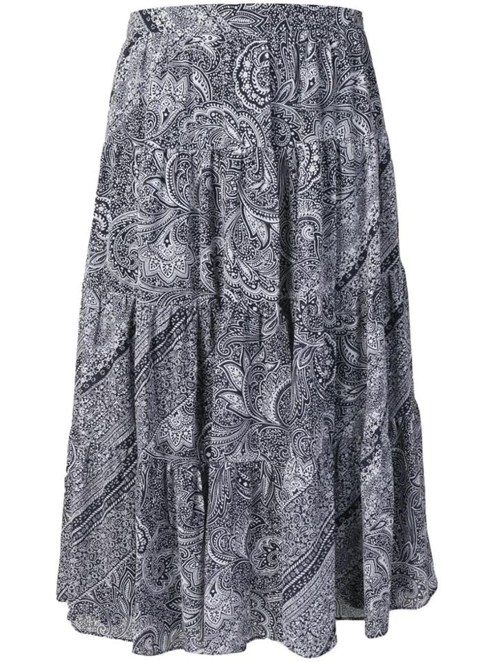 Michael Michael Kors Paisley Print Skirt - Blue