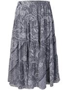 Michael Michael Kors Paisley Print Skirt - Blue