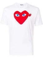 Comme Des Garçons Play Heart T-shirt - White