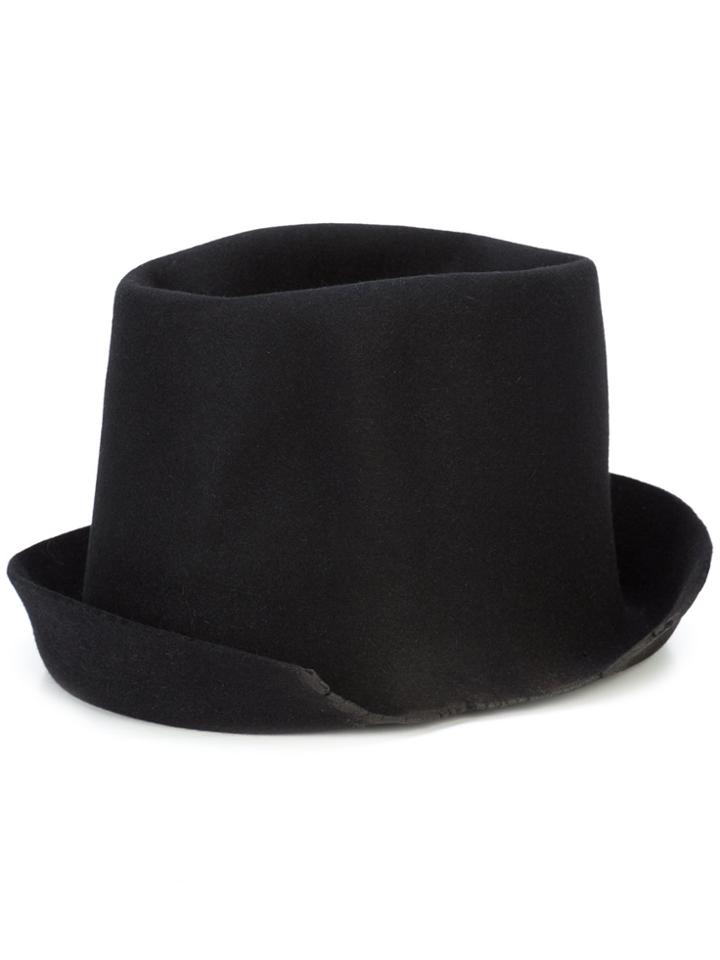 Reinhard Plank Artista Lapin Torn Hat - Black