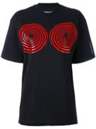 Y / Project - Swirl Detail T-shirt - Women - Cotton - S, Black, Cotton