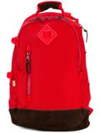 Visvim Contrast Panel Backpack - Red
