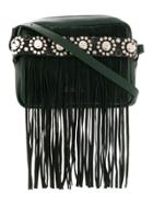Golden Goose Fringed Camera Bag - Green