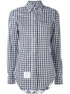 Thom Browne - Checked Shirt - Women - Cotton - 42, Blue, Cotton