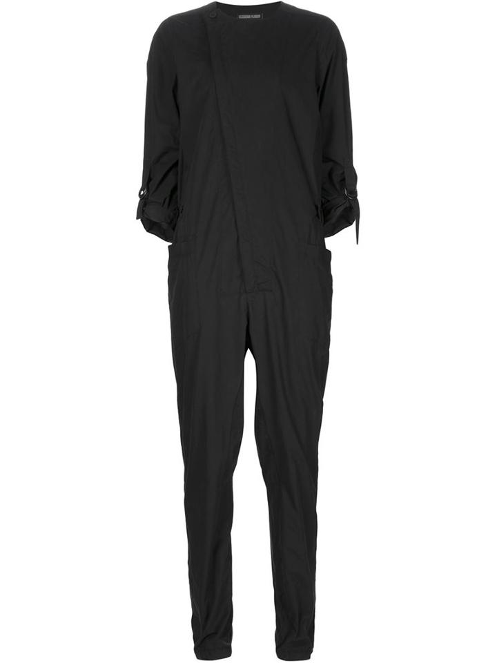 Alexandre Plokhov Utility Jumpsuit, Women's, Size: 38, Black, Cotton