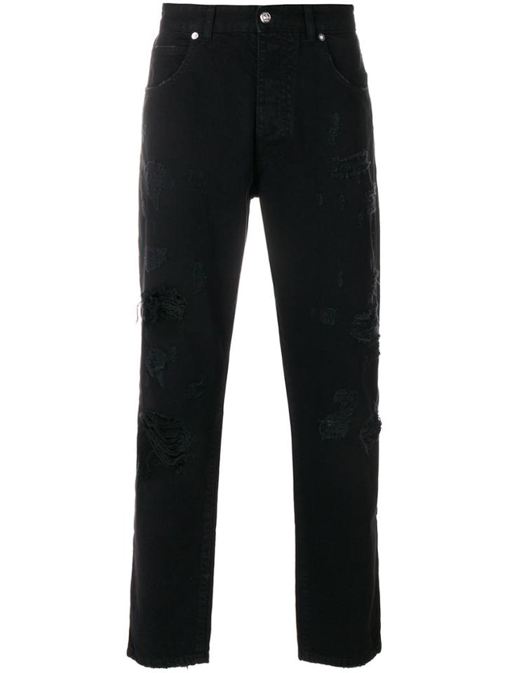 Nine In The Morning Distressed Jeans - Black