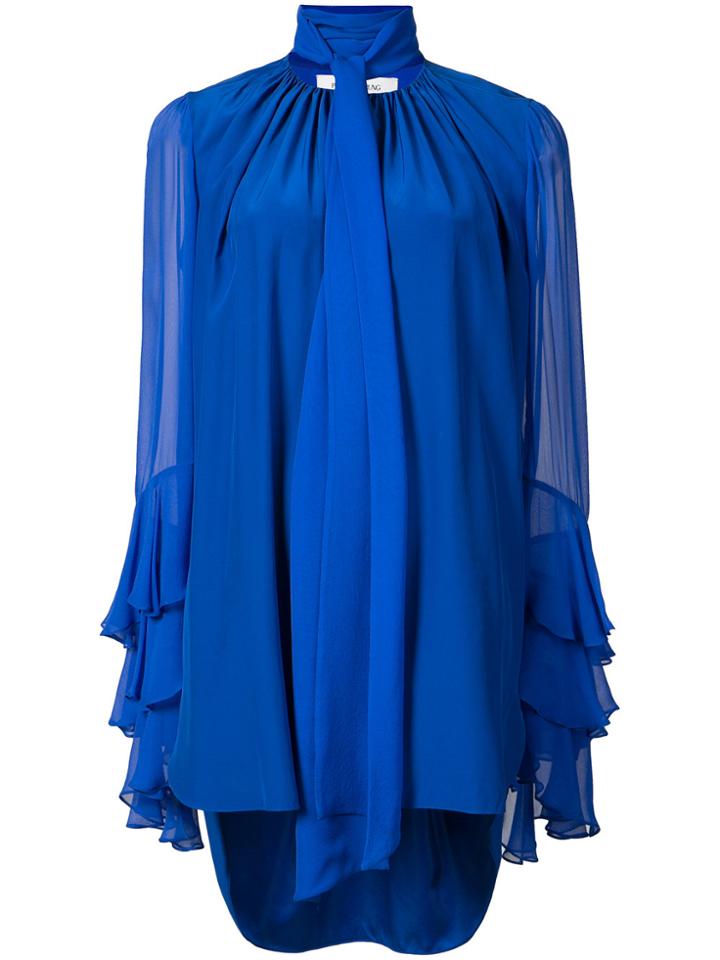 Stella Mccartney Scarf Blouse - Pink & Purple