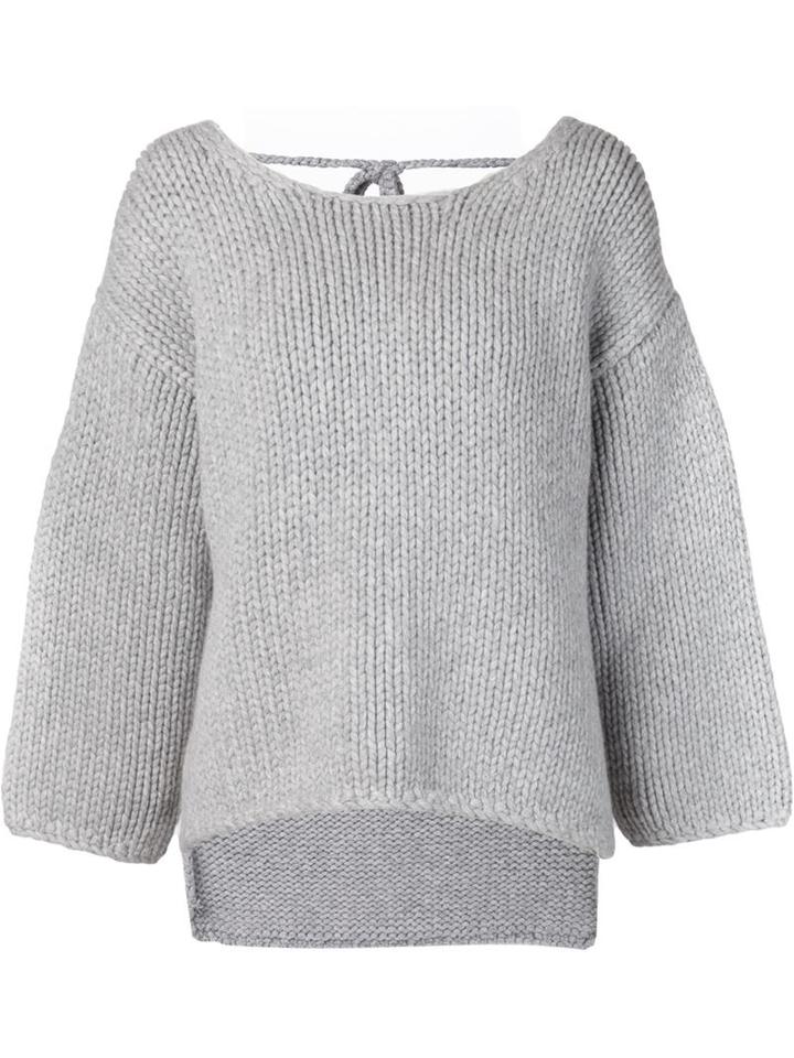Co V-back Sweater