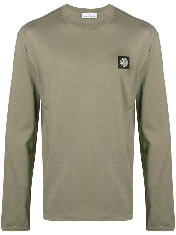 Stone Island Long Sleeve T-shirt - Green