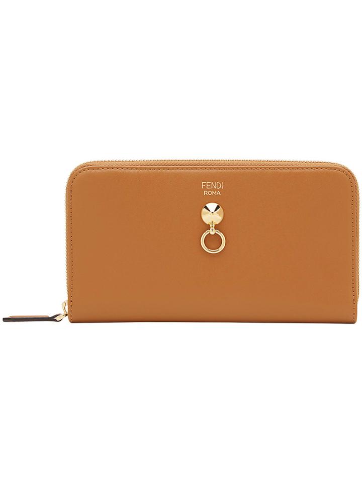 Fendi Zip Purse - Brown
