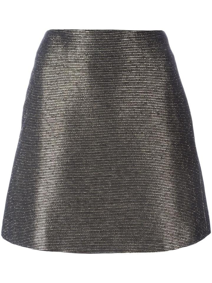 Dodo Bar Or Mini Skirt, Women's, Size: 44, Black, Acetate/acrylic/polyamide/metallic Fibre