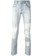 Pierre Balmain Ripped Jeans, Men's, Size: 34, Blue, Cotton/spandex/elastane
