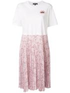 Markus Lupfer Pleated Skirt Dress - White
