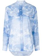 Victoria Beckham Cloud Print Shirt - Blue