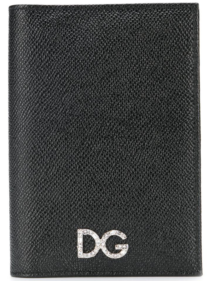 Dolce & Gabbana Foldover Logo Wallet - Black