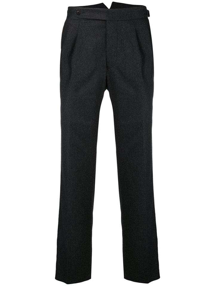 The Gigi Tailored Fitted Trousers - Grey