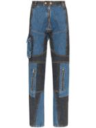 Gmbh Panelled Denim Jeans - Blue