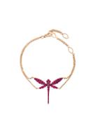 Anapsara Chain Dragonfly Bracelet - Metallic