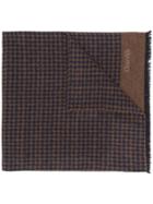 Church's Houndstooth Print Scarf - Brown