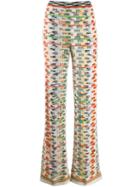 Missoni Patterned Knit Trousers - Neutrals