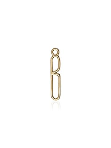 Foundrae Letter Clip Charm - Gold