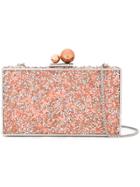 Sophia Webster Square Crystal Clutch Bag - Pink
