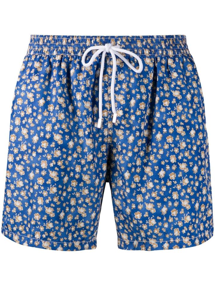 Barba Mid Length Swim Shorts - Blue