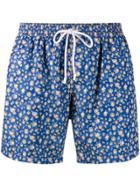 Barba Mid Length Swim Shorts - Blue