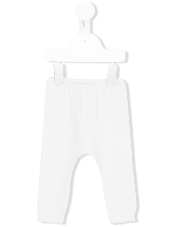 Pèqueno Tocon - Elastic Waist Pants - Kids - Cotton - New Born, White
