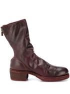 Guidi Worn Effect Boots - Brown