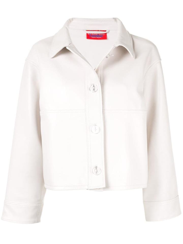 Solace London Lowell Boxy-fit Jacket - White