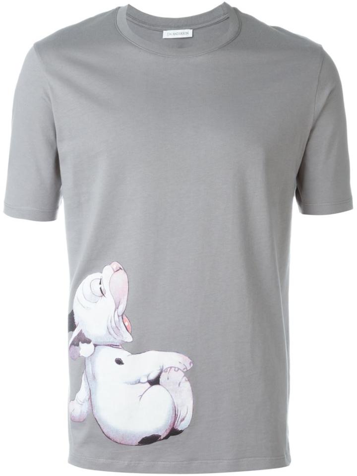 J.w.anderson Dog Print T-shirt