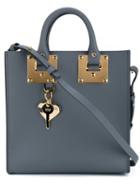 Sophie Hulme Albion Tote, Women's, Grey, Leather/metal