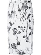 Andrea Marques Floral Midi Skirt - Unavailable