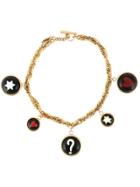 Moschino Vintage 'great Fun' Necklace - Metallic