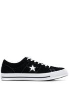 Converse Black All Star Chuck Taylor Suede Sneakers