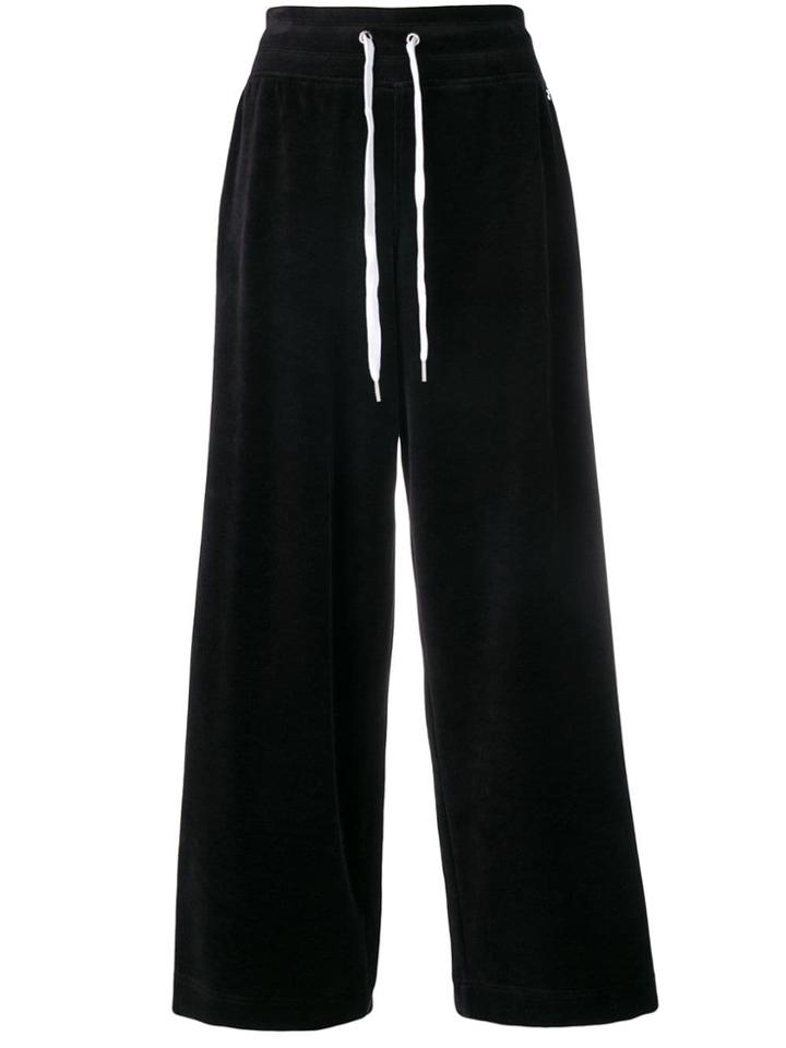Dkny Wide Track Trousers - Black