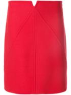 Courrèges Panelled A-line Skirt - Red