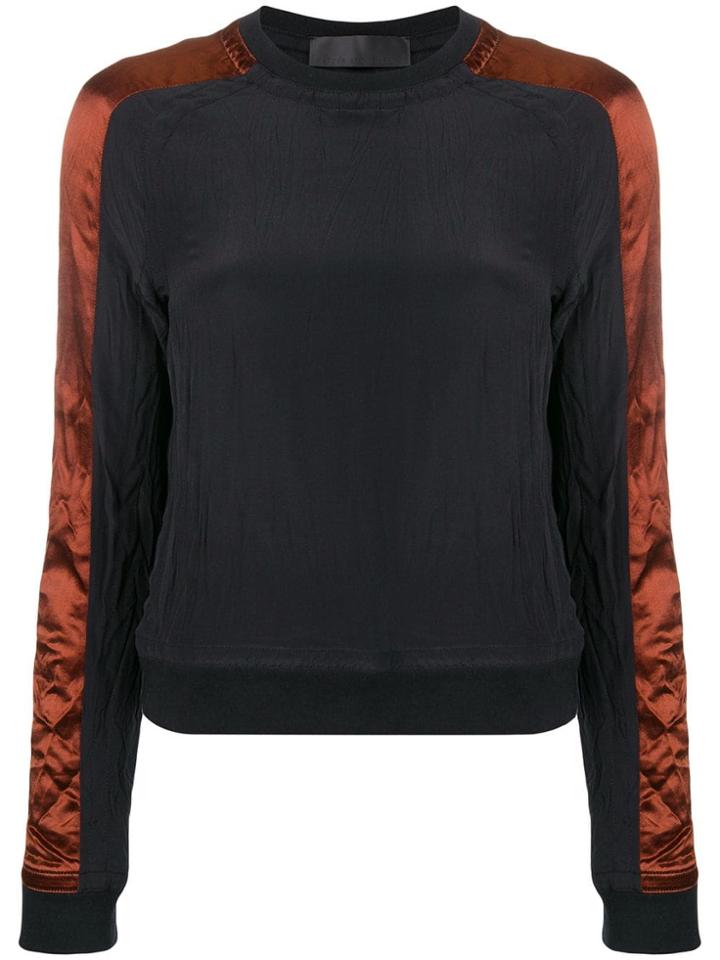 Haider Ackermann Contrast-panel Sweatshirt - Black