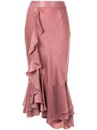 We Are Kindred Frenchie Ruffle Skirt - Pink