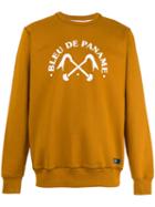 Bleu De Paname - Logo Print Sweatshirt - Men - Cotton - M, Yellow/orange, Cotton