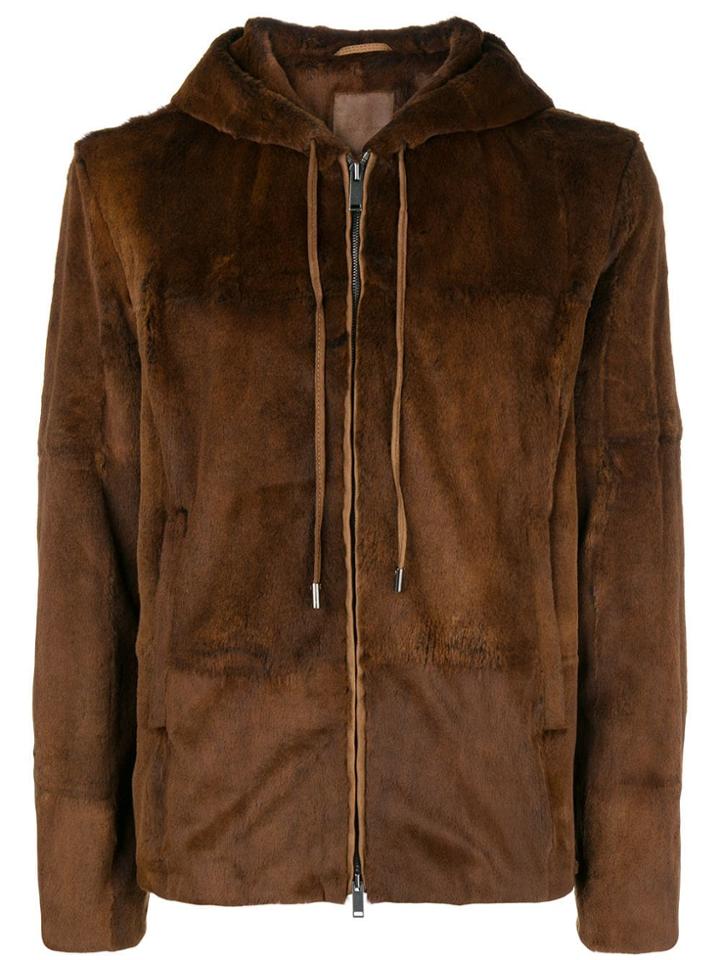 Desa 1972 Hooded Zip Jacket - Brown