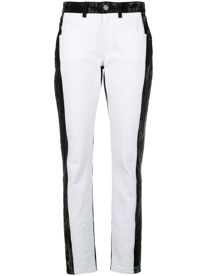 Givenchy High Waisted Straight Jeans - Black