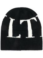 Valentino Vltn Knitted Hat - Black