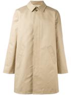 A.p.c. Classic Single-breasted Coat - Nude & Neutrals