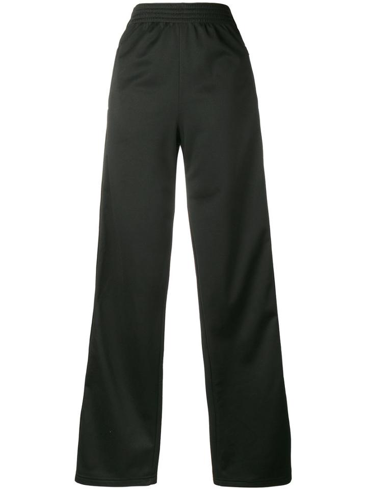 Givenchy - Logo Trim Track Pants - Women - Polyester/cotton - 42, Black, Polyester/cotton