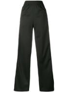 Givenchy - Logo Trim Track Pants - Women - Polyester/cotton - 42, Black, Polyester/cotton