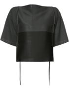 Issey Miyake - Tie-waist Wide-sleeve Top - Women - Polyester - 2, Women's, Grey, Polyester