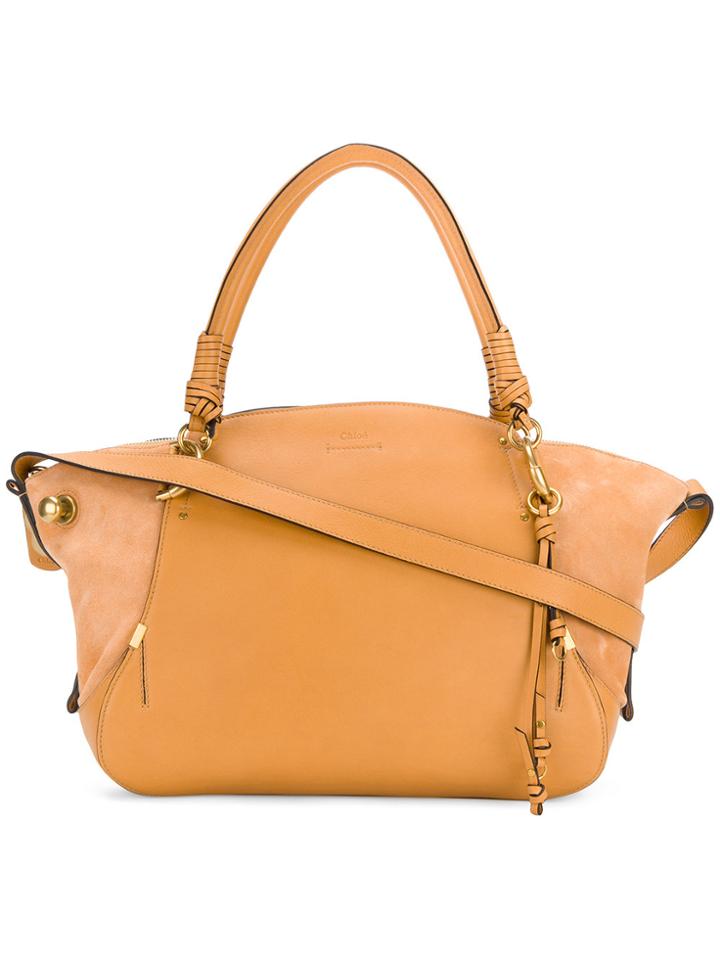 Chloé Shopper Tote Bag - Nude & Neutrals