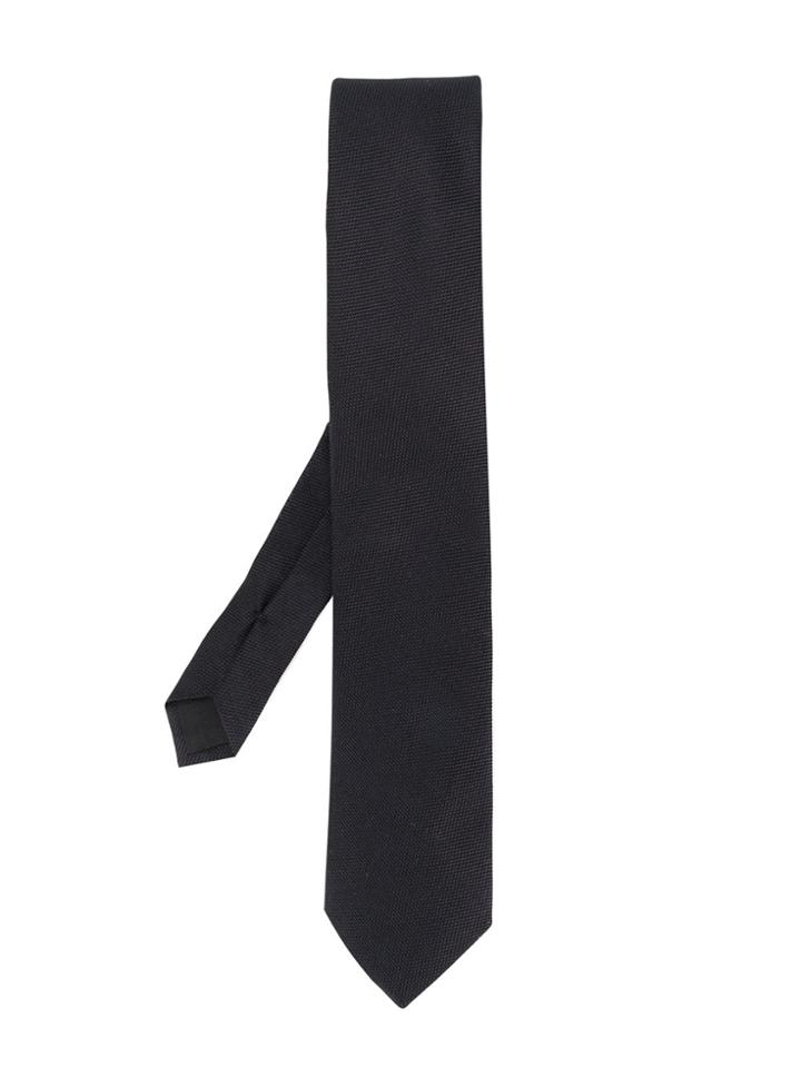 Tom Ford Plain Tie - Black